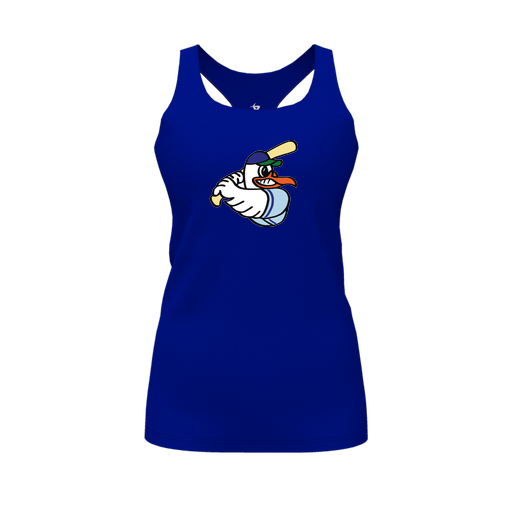 [FT0TRBRY-FYS-LOGO1] Decker Racerback Tank Top (Female Youth S, Royal, Logo 1)