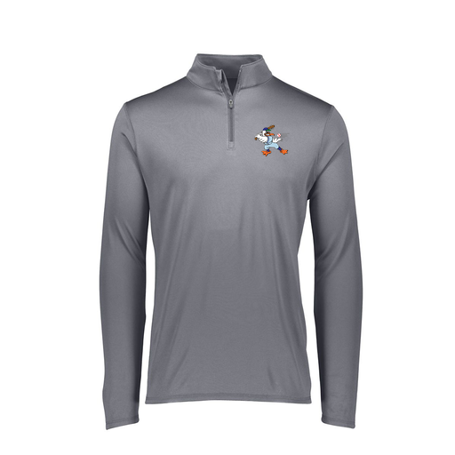 [FTLQFLGY-FAXS-LOGO2] Decker Women's Flex-Lite 1/4 Zip Shirt (Female Adult XS, Gray, Logo 2)