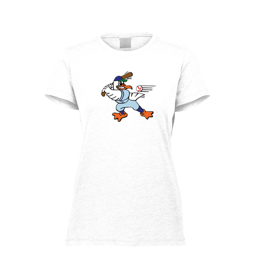 [FTSCUBWH-FAXS-LOGO2] Decker Women's Tri-Blend T-Shirt - Short Sleeve (Female Adult XS, White, Logo 2)