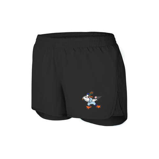 [2430.080.XS-LOGO2] Women's Performance Shorts (Female Adult XS, Black, Logo 2)