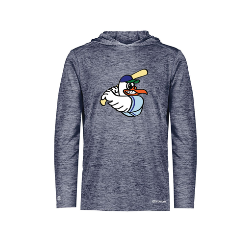 [FOLHCGNV-AS-LOGO1] Decker Men's Charge Hoodie (Adult S, Navy, Logo 1)