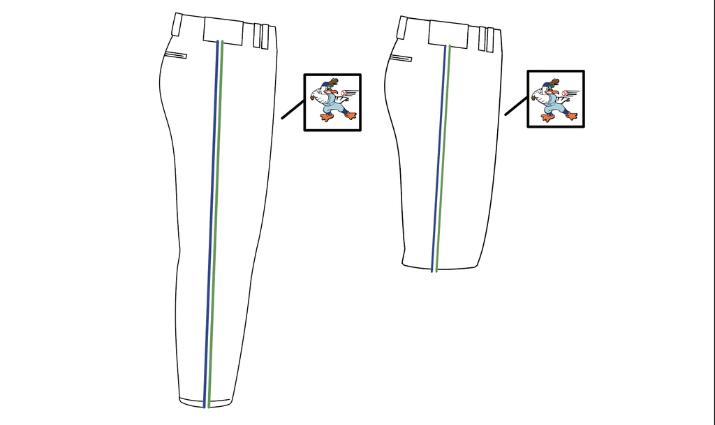 South Bay Seagulls - White Pants